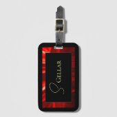 暗いフローララゲッジタグ ラゲッジタグ (正面縦)