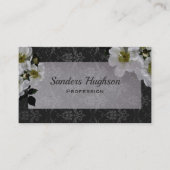 暗いフローラヴィンテージゴシック 名刺 (正面)