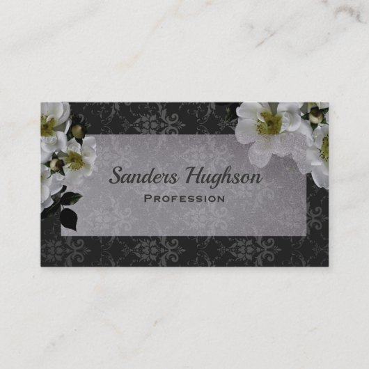 暗いフローラヴィンテージゴシック 名刺 (正面)