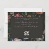 暗いフローラ日付の保存 シーズンカード (裏面)