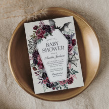 暗いフローラ棺ハロウィーンベイビーシャワー