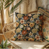 暗いフローラ秋開花装飾用クッション クッション