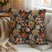 暗いフローラ秋開花装飾用クッション クッション