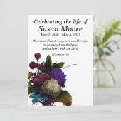 暗いフローラ葬儀 招待状 (スタンド正面)