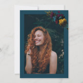 暗いフローラ葬儀 招待状 (裏面)