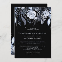 暗いフローラ |ブラックウォーター結婚カラー