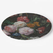 暗いフローラ ペーパープレート (アングル)