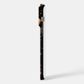 暗いフローラiPhone 15 proの最大ケース iPhoneケース (左側面)