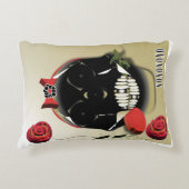 暗いプリンセス枕 アクセントクッション (正面)