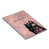 暗いプリンセス パーソナライズされた ノートブック (右側)