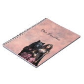 暗いプリンセス パーソナライズされた ノートブック (左側)