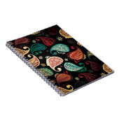 暗いペイズリーノート ノートブック (右側)