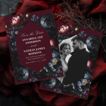 暗いムーディロマンチックな牡丹の結婚ゴシックの写真