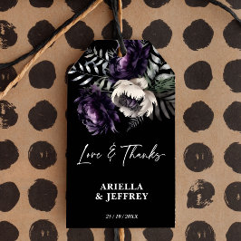 暗いムーディーbohoエレガントな感謝してい結婚が好き ギフトタグ