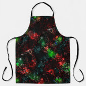 暗いモザイクの下の明るい色のスポット エプロン (正面)