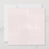 暗いモダンフローラ|写真卒業パーティー 招待状 (裏面)