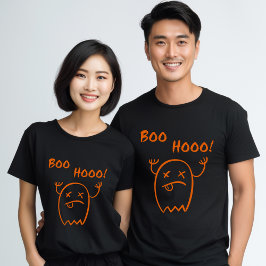 暗いモノトーンのハロウィンガーゴイル Tシャツ
