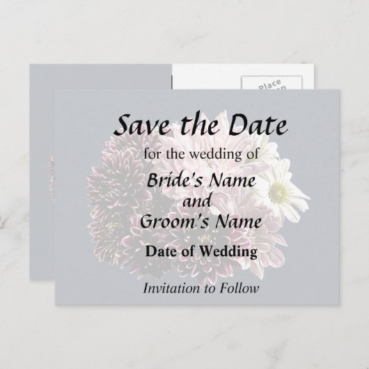 暗いリムと明るいリムとデイジー 案内ポストカード (正面/裏面)