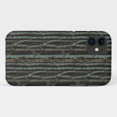 暗いレトロの樺の木 Case-Mate iPhoneケース (裏面(横))