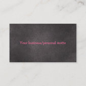 暗いレトロ 名刺 (裏面)