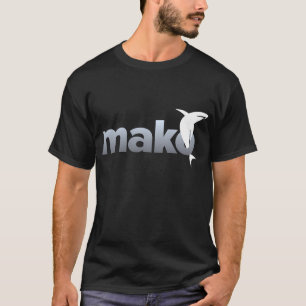 暗いロゴのTシャツのアオザメライト Tシャツ