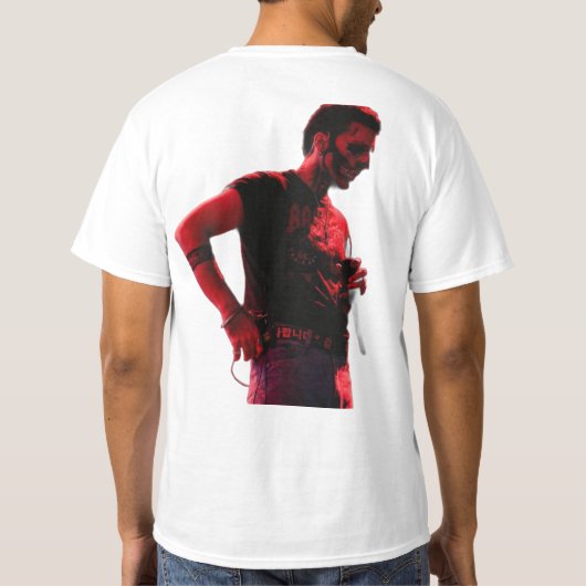 暗いロックスター Tシャツ (裏面)