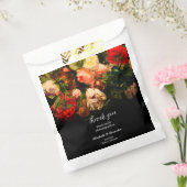 暗いロマンチックエレガントな不機嫌なフローラ結婚の フェイバーバッグ (封をした状態)