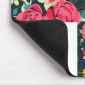 暗いヴィンテージのばら色の英国国旗イギリス(イギリス)の旗 マウスパッド (コーナー)