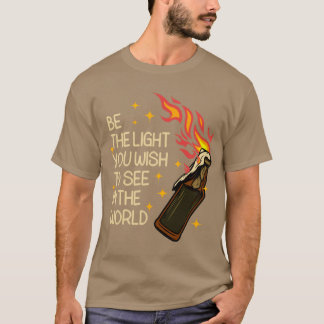 暗い世界で見たい光 ダーク・ジョーク モル Tシャツ