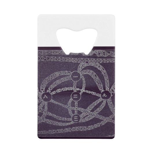 暗い世界の九月 クレジットカード栓抜き (正面)