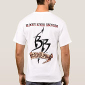 暗い丘の集団-血の川はティーを記録します Tシャツ (裏面)