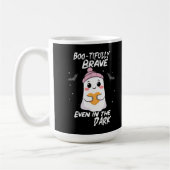 暗い中でブーリーブリー幽霊 コーヒーマグカップ (左)