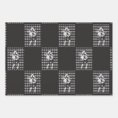 暗い中の踊りガールフレンド ラッピングペーパーシート (正面2)