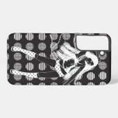 暗い中の踊りガールフレンド SAMSUNG GALAXYケース (裏面横)