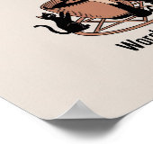 暗い主の猫はコーヒーを崇拝し、コーヒーを崇拝 ポスター (角)