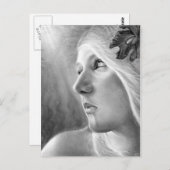 暗い人魚の葉書 ポストカード (正面/裏面)