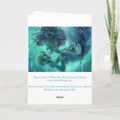 暗い人魚グリーティングカード – 秘密キス カード (裏面)