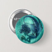 暗い人魚ボタン-秘密のキス 缶バッジ (正面&裏面)