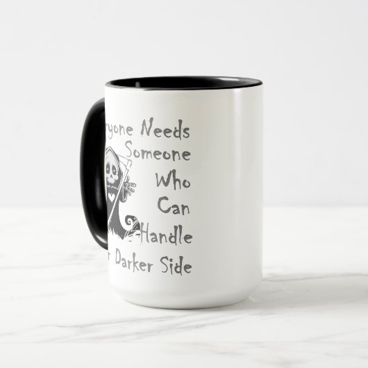 暗い側 マグカップ (正面左)