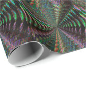 暗い光沢があるレーザー光線写真パターンピクセル ラッピングペーパー (ロールコーナー)