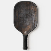 暗い切れブロック ピックルボールラケット (裏面)