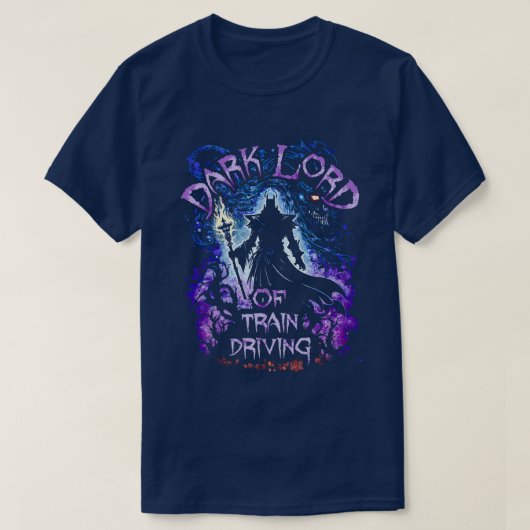 暗い列車の運転の主 Tシャツ (デザイン正面)