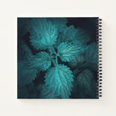 暗い刺すようなイラクサ自然写真 ノートブック (裏面)
