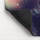 暗い効果と柔らかい色のフレアを持つジャガー マウスパッド (コーナー)