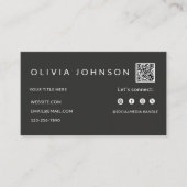 暗い名刺 名刺 (正面)