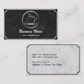 暗い喫茶店 名刺 (正面/裏面)