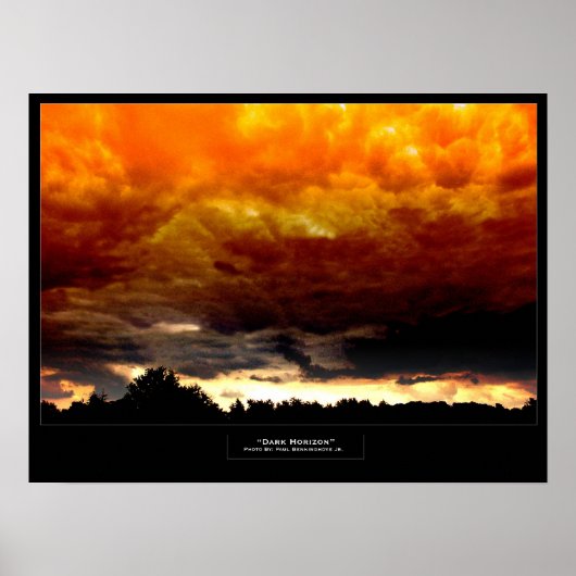 暗い地平線 ポスター (正面)