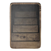 暗い地階のステップ-不気味なゴシック様式ハロウィン バスマット (正面縦)