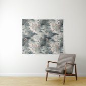 暗い城と魅惑の霧の森 – Ethereal タペストリー (インサイチュ(横))