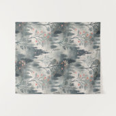 暗い城と魅惑の霧の森 – Ethereal タペストリー (正面(横))